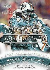 Ricky Williams #43 Football Cards 2003 Upper Deck Sweet Spot Prices