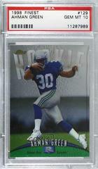 Ahman Green #129 Football Cards 1998 Topps Finest Prices