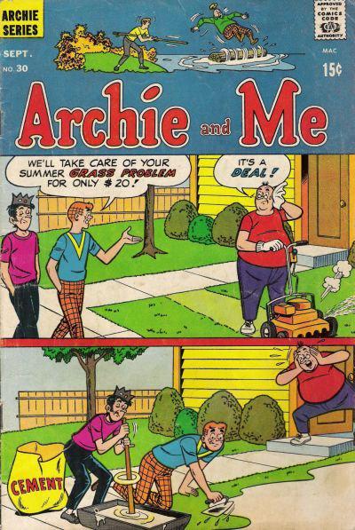 Archie and Me #30 (1969) Comic Books Archie and Me