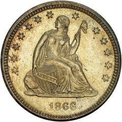 1866 S Coins Seated Liberty Quarter Prices