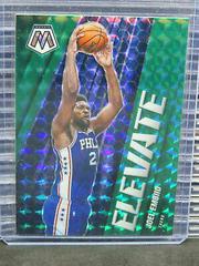 Joel Embiid [Green Mosaic] #20 Basketball Cards 2020 Panini Mosaic Elevate Prices
