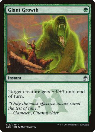 Giant Growth #172 Magic Masters 25