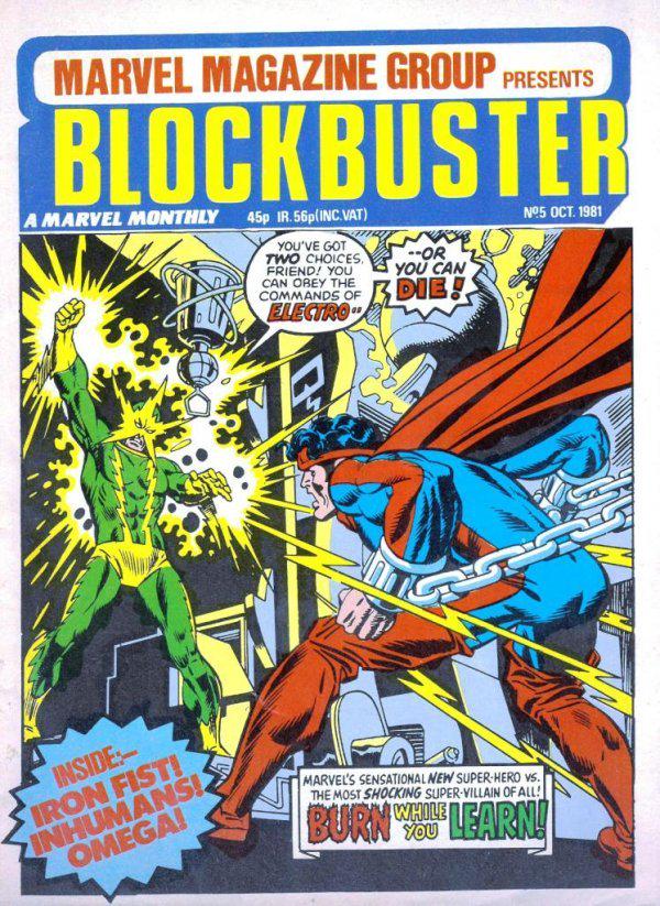 Blockbuster #5 (1981) Comic Books Blockbuster