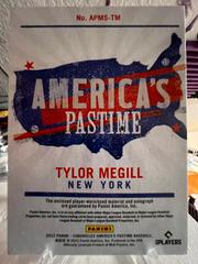 BACK SIDE | Tylor Megill Baseball Cards 2022 Panini Chronicles America's Pastime Material Signatures