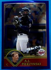 A. J. Pierzynski [Refractor] #412 Baseball Cards 2003 Topps Chrome Prices