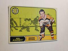 Don Awrey [Photo Skip Krake] #3 Hockey Cards 1968 O-Pee-Chee Prices