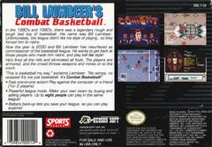 Bill Laimbeer'S Combat Basketball - Back | Bill Laimbeer's Combat Basketball Super Nintendo