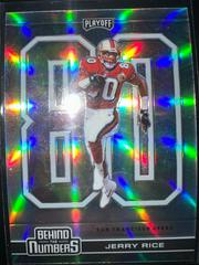 Jerry Rice [Silver] #BTN-14 Football Cards 2020 Panini Playoff Behind the Numbers Prices