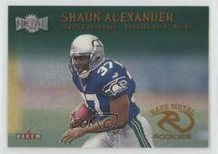 Shaun Alexander [Emerald] Football Cards 2000 Fleer Metal Prices