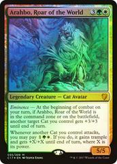 Arahbo, Roar Of The World [Foil] #35 Magic Commander 2017 Prices