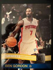 Ben Gordon #52 Basketball Cards 2010 Donruss Prices