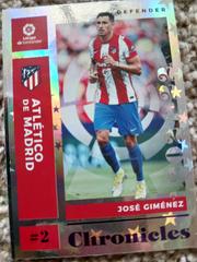 Jose Gimenez [Purple Astro] Soccer Cards 2021 Panini Chronicles La Liga Prices