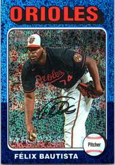 Felix Bautista [Blue Sparkle Refractor] #36 Baseball Cards 2024 Topps Heritage Chrome Prices