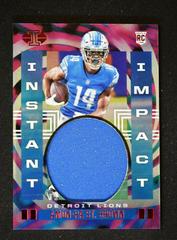 Amon Ra St. Brown [Red] #II-ASB Football Cards 2021 Panini Illusions Instant Impact Prices