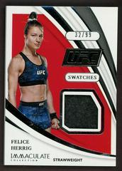 Felice Herrig #S-FHG Ufc Cards 2021 Panini Immaculate UFC Swatches Prices