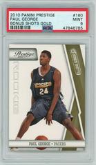 Paul George [Bonus Shots Gold] #160 Basketball Cards 2010 Panini Prestige Prices