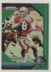 Steve Young [Green Prizm] #HOF-9 Football Cards 2018 Panini Prizm Hall of Fame Prices