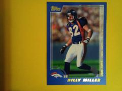 Billy Miller #25 Football Cards 2000 Topps Prices