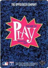 Back | Tony Gwynn Baseball Cards 1996 Collector's Choice You Make Play