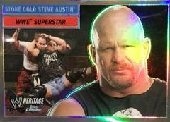 Stone Cold Steve Austin [Refractor] #11 Wrestling Cards 2006 Topps Heritage Chrome WWE Prices