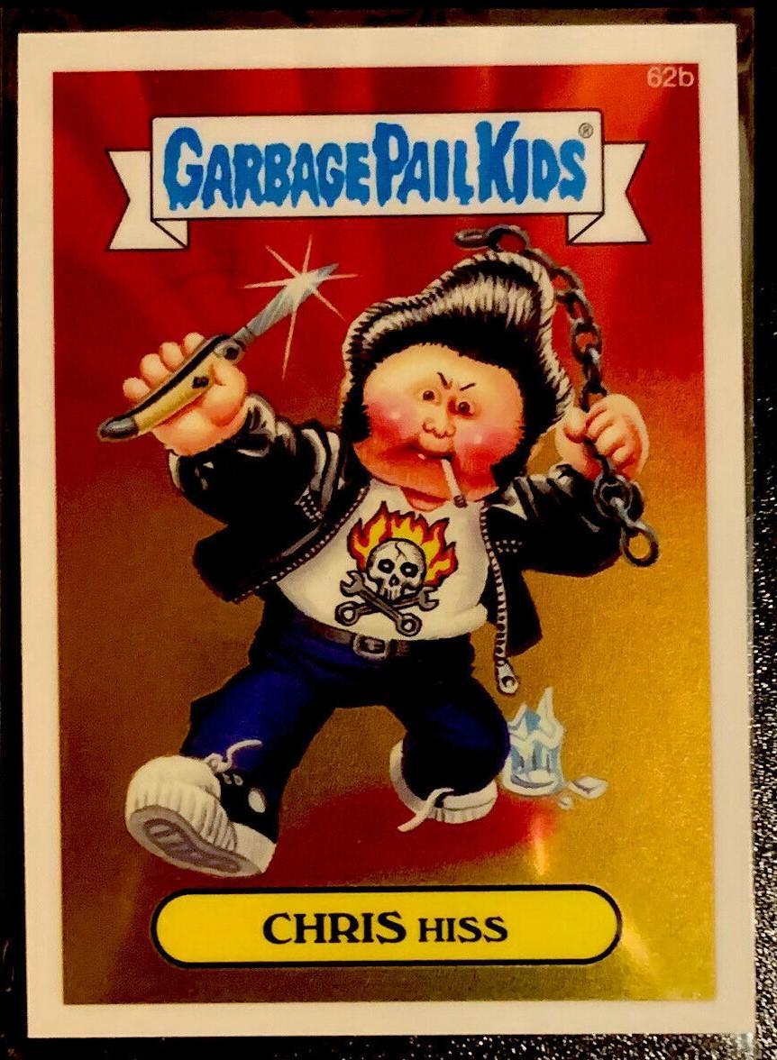 CHRIS Hiss #62b 2014 Garbage Pail Kids Chrome