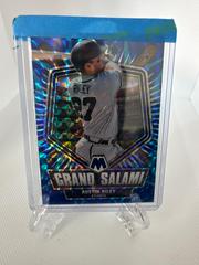 Austin Riley [Reactive Blue] #GS-7 Baseball Cards 2022 Panini Mosaic Grand Salami Prices