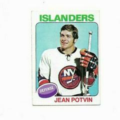 Jean Potvin #36 Hockey Cards 1975 Topps Prices