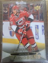 Justin Faulk [UD Exclusives] Hockey Cards 2011 Upper Deck Prices