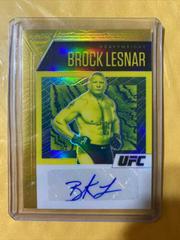 Brock Lesnar [Gold] Ufc Cards 2021 Panini Chronicles UFC Flux Auto Prices
