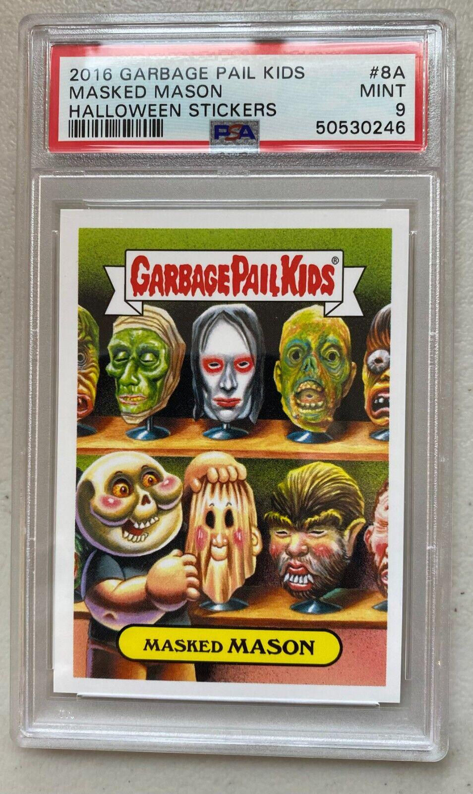 Masked Mason #8A 2016 Garbage Pail Kids Halloween