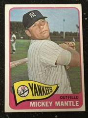 Mickey Mantle #350 Baseball Cards 1965 Topps Prices