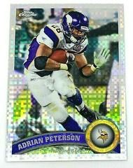 Adrian Peterson [Xfractor] #220 Football Cards 2011 Topps Chrome Prices