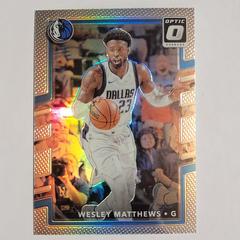Wesley Mathews [Holo] #33 Basketball Cards 2017 Panini Donruss Optic Prices