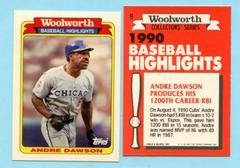 Andre Dawson #9 Baseball Cards 1990 Woolworth Prices