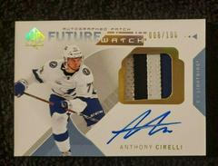 Anthony Cirelli [Autograph Patch] #149 Hockey Cards 2018 SP Authentic Prices