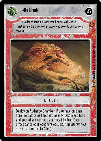 Bo Shuda [Limited] Star Wars CCG Jabba's Palace