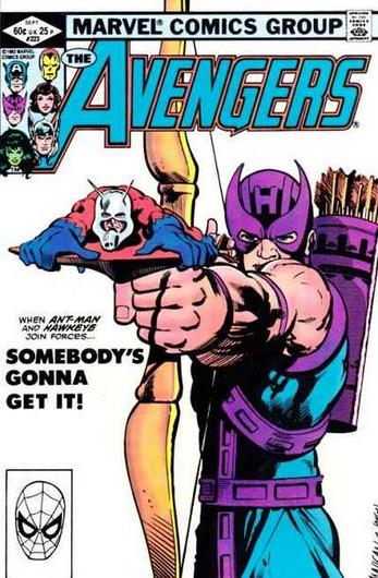 Avengers #223 (1982) Cover Art