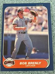 Bob Brenly #534 Baseball Cards 1986 Fleer Prices