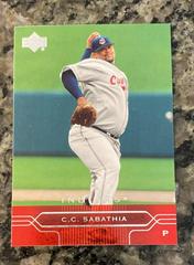 C.C. Sabathia #58 Baseball Cards 2005 Upper Deck Prices