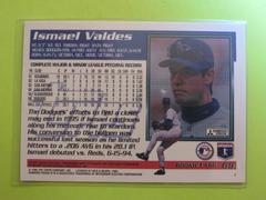 Reverse | Ismael Valdes Basketball Cards 1995 Topps
