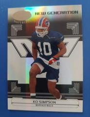 Ko Simpson #197 Football Cards 2006 Leaf Certified Materials Prices