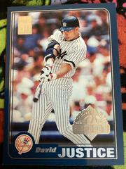 David Justice Baseball Cards 2001 Topps Opening Day Prices