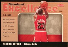 Michael Jordan Basketball Cards 2007 Fleer Decades of Excellence Prices