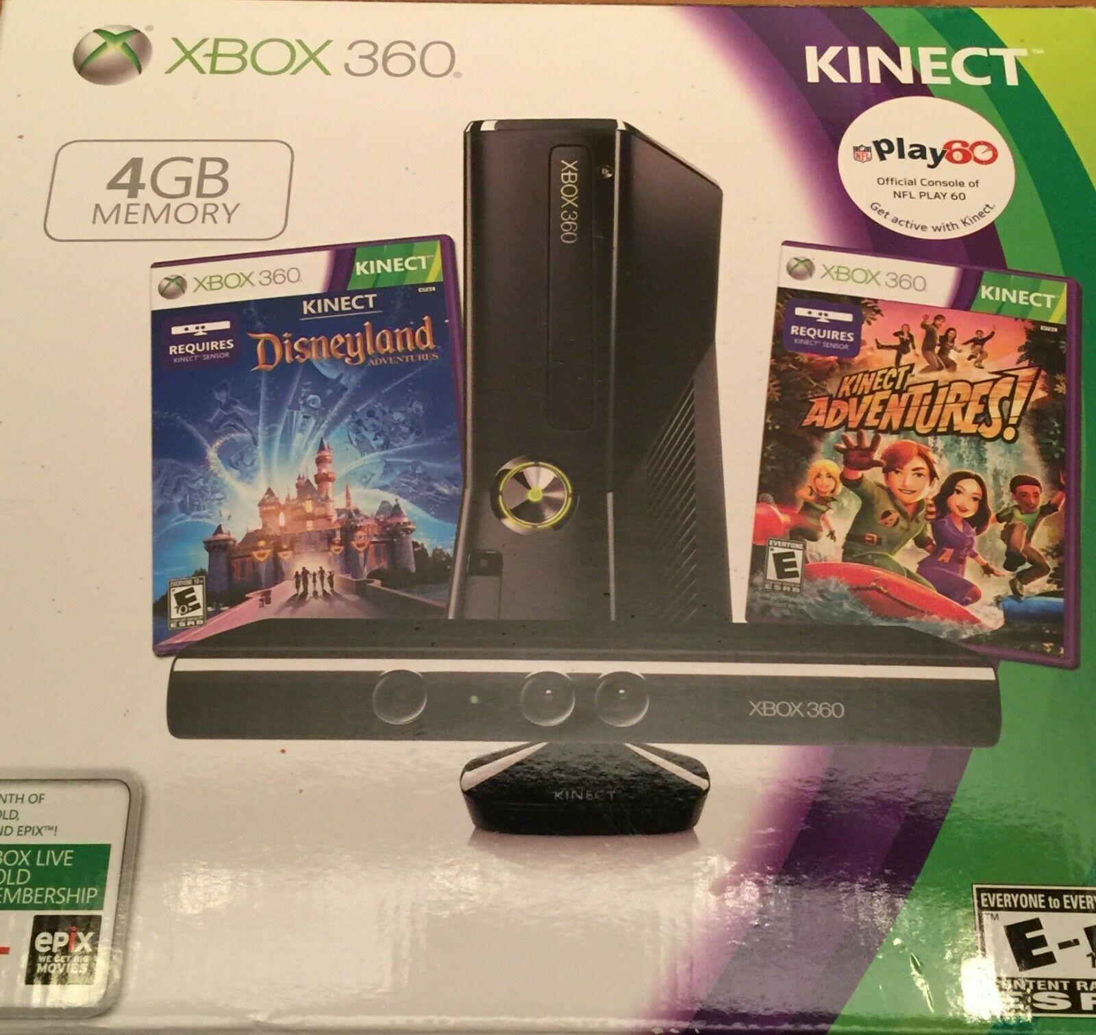 Xbox 360 Slim 4gb Console Kinect Disneyland Adventures Bundle Prices