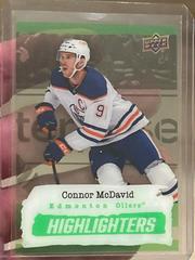Connor McDavid [Green] #HL-6 Hockey Cards 2023 Upper Deck Glaring Prices