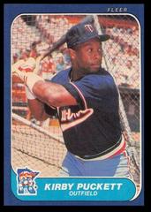 Kirby Puckett #401 Baseball Cards 1986 Fleer Prices