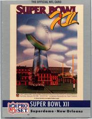 Super Bowl XII Football Cards 1990 Pro Set Prices