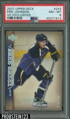 Erik Johnson [UD Exclusives] #243 Hockey Cards 2007 Upper Deck Prices