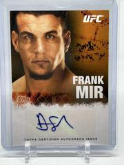 Frank Mir Ufc Cards 2010 Topps UFC Autographs Prices