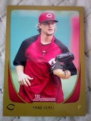 Mike Leake [Gold] #128 Baseball Cards 2011 Bowman Prices